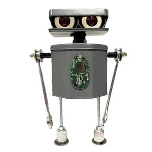 SLATE (Found Objects Robot Sculpture)